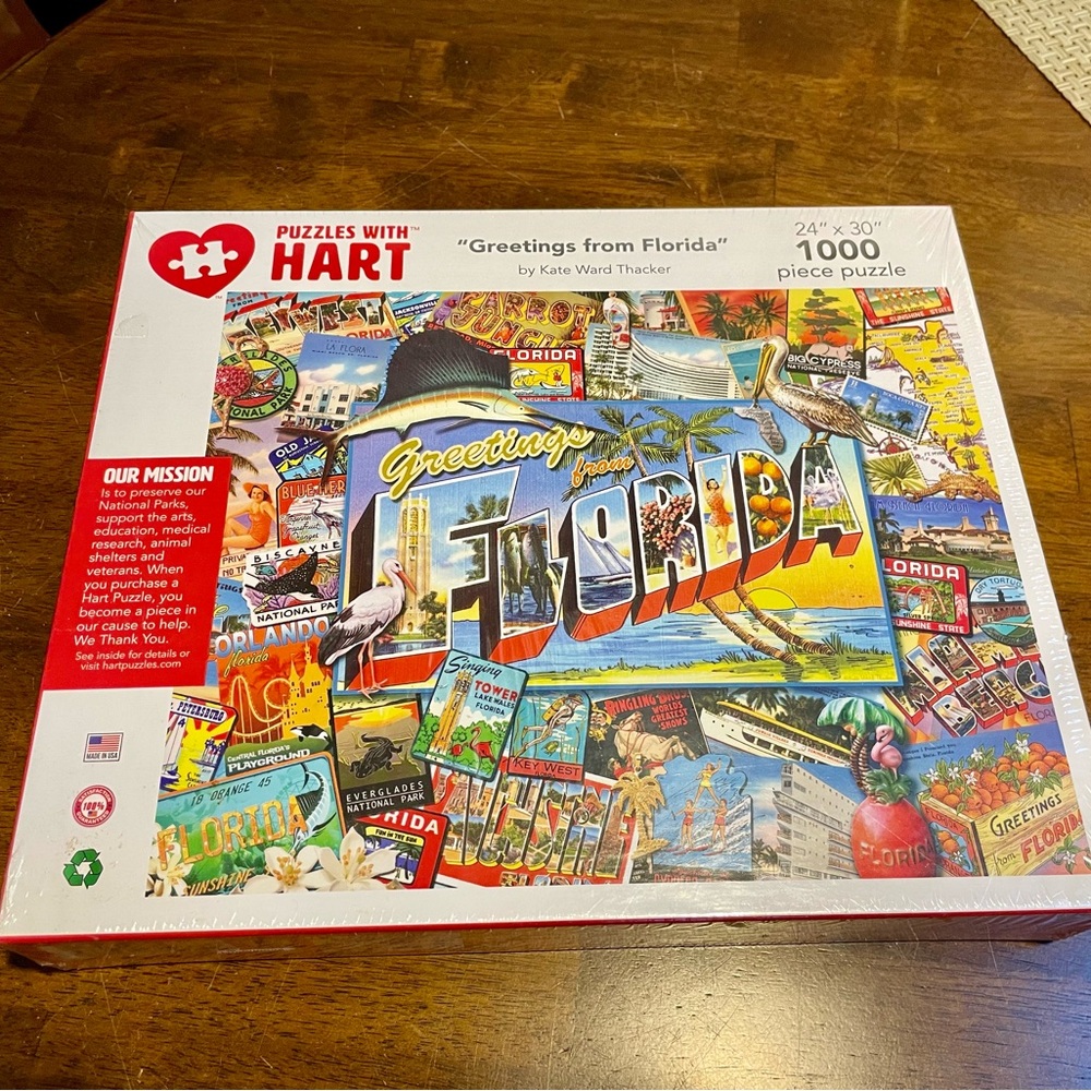 'Greetings from Florida' Jigsaw Puzzle - 1000 Pieces